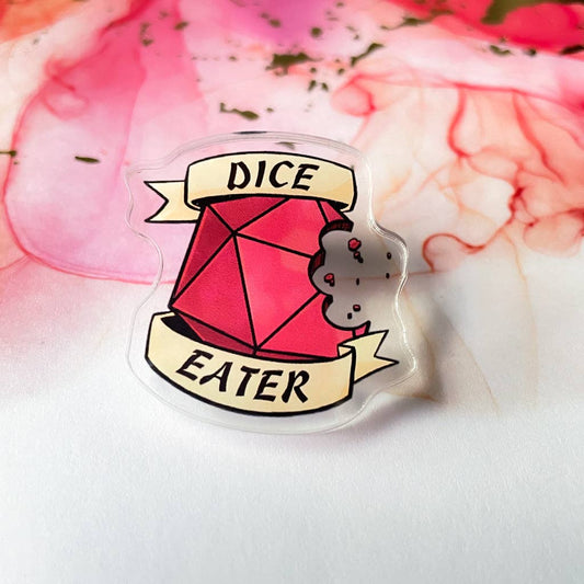 Dice Eater | Acrylic Pin