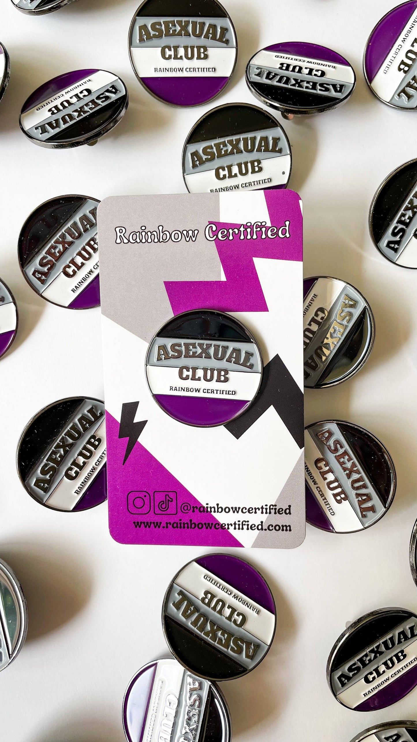 Asexual Pride Club | Enamel Pin