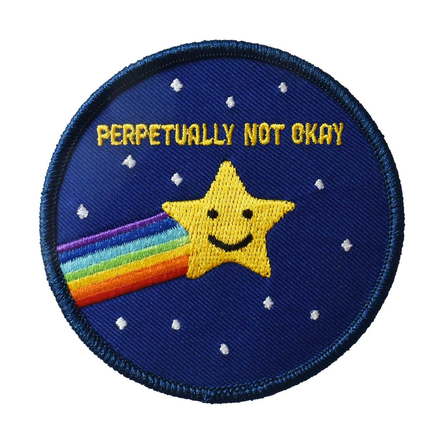 Perpetually Not Okay | Embroidered Patch