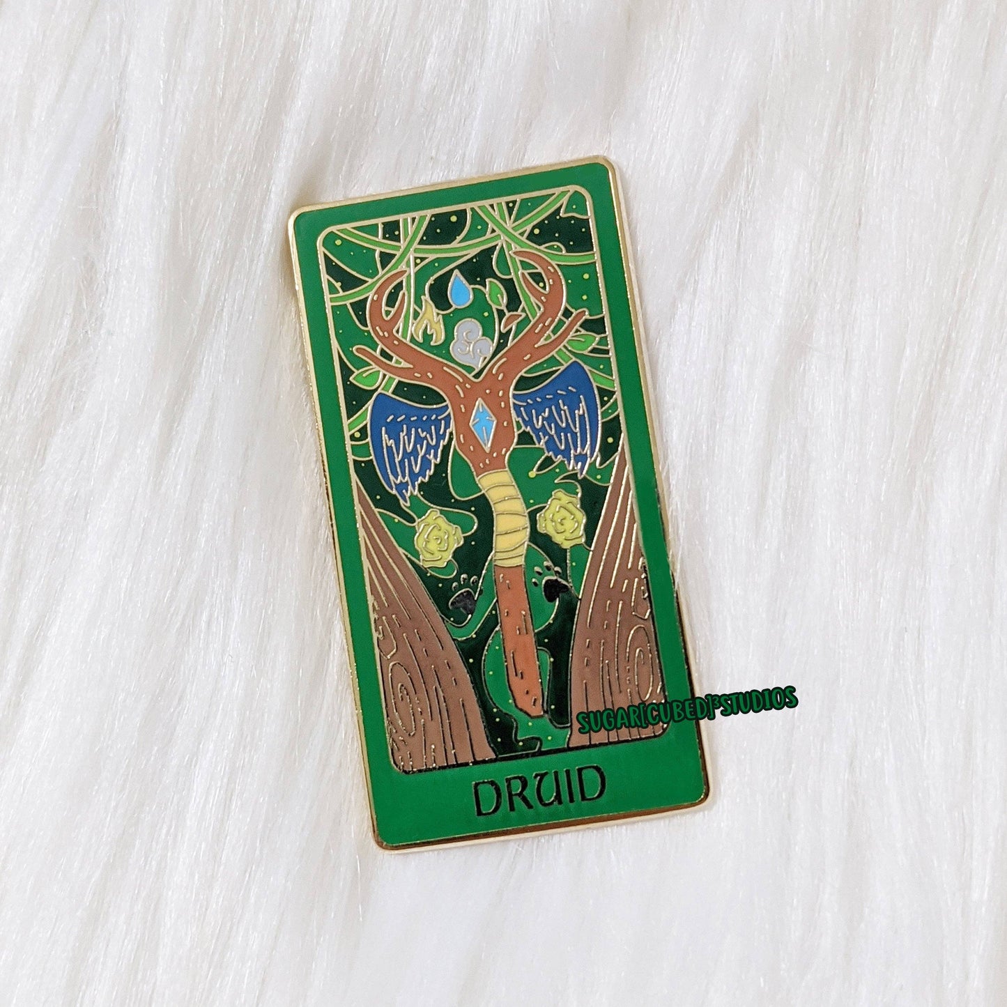 The Druid | DnD Class Tarot | Enamel Pin
