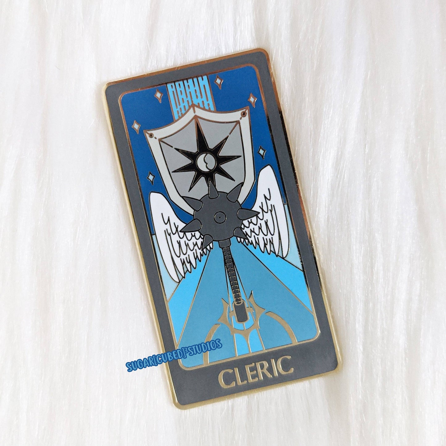 The Cleric | DnD Class Tarot | Enamel Pin