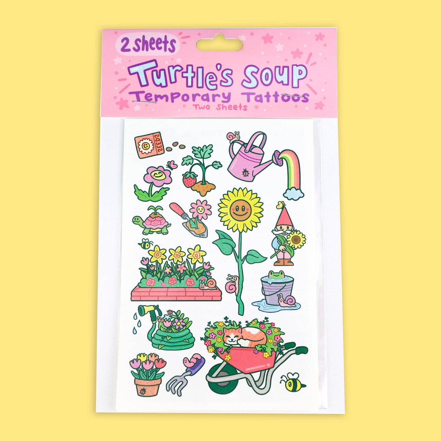 Gorgeous Gardens | Temporary Tattoo Sheets