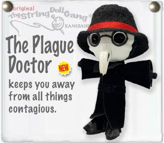 The Plague Doctor | String Doll Keychain