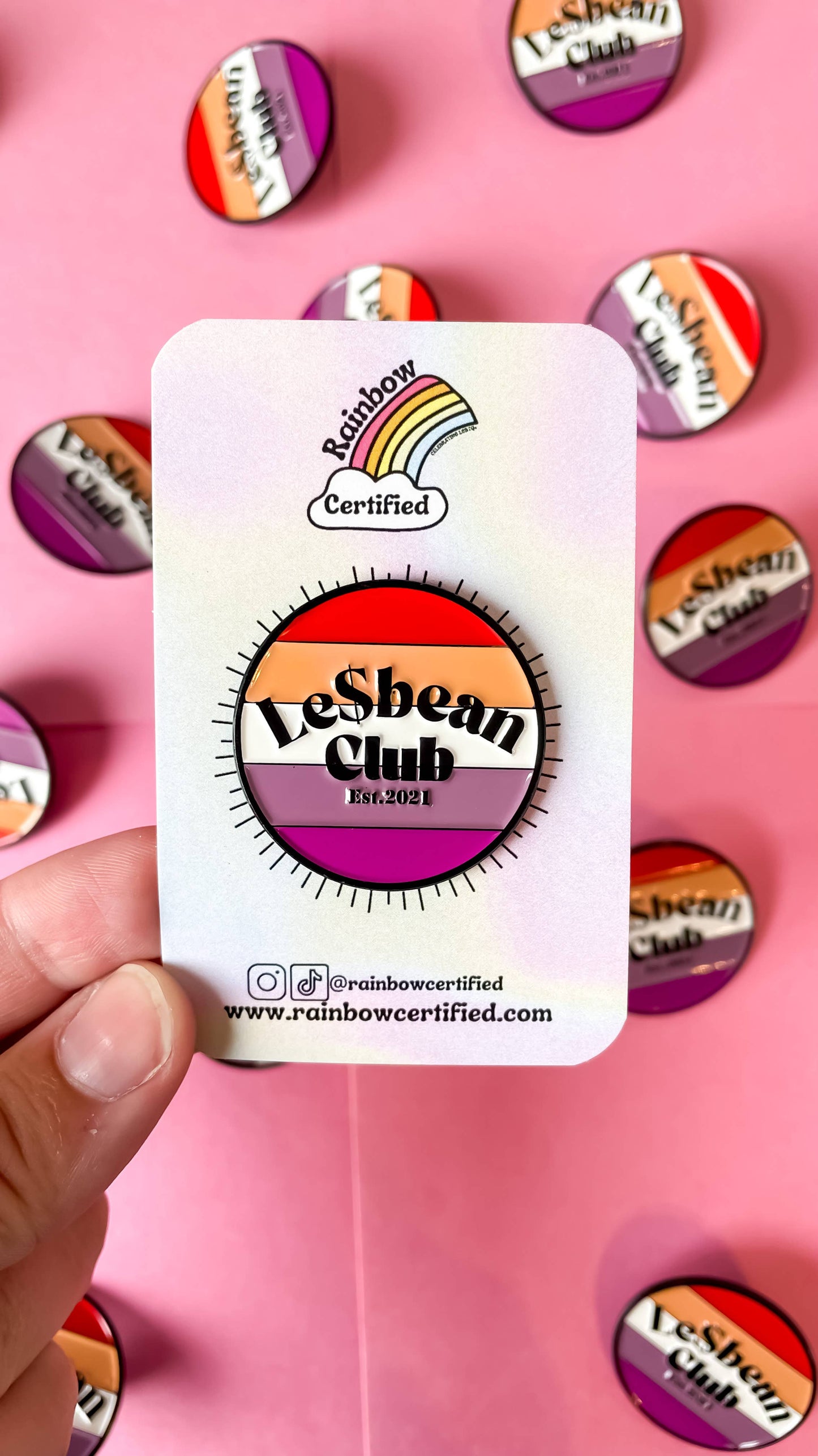 Le$bean Pride Club | Enamel Pin
