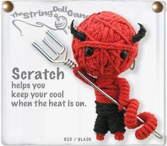 Scratch | String Doll Keychain