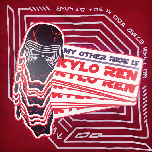 My Other Ride Is Kylo Ren | Bumper Sticker
