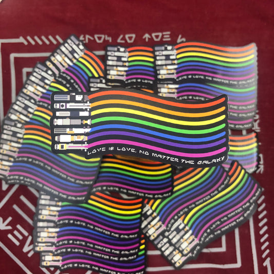 Pride Sabers | Vinyl Magnet